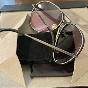 Classic Porsche Design Titanium Aviator Sunglasses P8478
